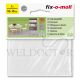 FIX-O-MOLL FELT PAD SELF ADHESIVE WHITE 100X100MM - FM60-01