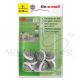 FIX-O-MOLL FELT GLIDERS WITH PIN GREY DIA.20MM - FM71