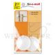 FIX-O-MOLL WALL BUFFER SELF ADHESIVE WHITE 40MM - FM2240-01