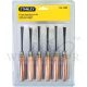 STANLEY CHISEL WD CARVING 6-PC 16-120