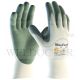 ATG MAXIFOAM GLOVE 34-800 KNIT WRIST FINGER COATED 24CM GREY [EN388]