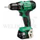 HIKOKI 12V 2X2.5AH LI-ION DRILL 10MM DRIVER, DS12DA