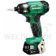 HIKOKI 12V 2X2.5AH LI-ION 6.35 (1/4") IMPACT DRIVER WH12DA 110NM (CAP:5-12MM)