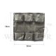 BLOOMBAGZ GREY 6 POCKET WALL HANGING FABRIC PLANTER 12L 60CMX58CM- Z8562