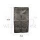 BLOOMBAGZ GREY 8 POCKET WALL HANGING FABRIC PLANTER 4L 45CMX90CM- Z8563