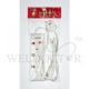 MORRIES 2M EXTENSION CORD 3W W/BUILT IN VARISTOR - MS3233 (2M)