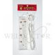 MORRIES 2M EXTENSION CORD 4W W/BUILT IN VARISTOR - MS3244 (2M)