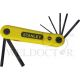 STANLEY HEX KEY 7PC FOLDING SET 1.5-6.0MM 69-261