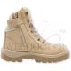 STEEL BLUE SAFETY SHOE, LADIES SOUTHERN CROSS ZIP 522761 (SAND)