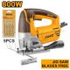INGCO HD VARIABLE SPEED JIGSAW 800W CUT WOOD TO 100MM JS80028