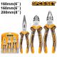 INGCO 3PCS PLIER SET HKPS08318