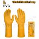 INGCO HIGH QUALITY ORANGE PVC GLOVE SIZE L 320MM HGVP01