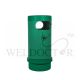 POLYETHYLENE BIN C/W SIDE LOADING-DIA460XH1010MM P85-GREEN