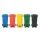 2 WHEELS POLYETHYLENE BIN C/W PEDAL 240L L713XW575XH1063MM MGB240LFP