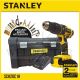 STANLEY 18V 1X1.3AH LI-ION 13MM HAMMER DRILL W/48PCS HAND TOOL SET SCH20C1H-B1