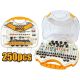 INGCO 250PCS ACCESSORIES FOR MINI DRILL AKMG2501