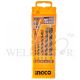 INGCO 5PCS MASONRY DRILL BIT SET 4,5,6,8 & 10MM AKD3051