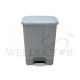 POLYTHEYLENE FOOT PEDAL BIN 35L L400XW280XH550MM - HAPPY BIN (35L)