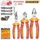 INGCO 3PCS CR.V HIGH VOLTAGE 1000V INSULATION PLIER SET HIKPS28318