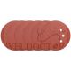 INGCO 5PCS 5" ORITAL SANDER SANDING DISC 3XP80, 2XP120 AKRS125051