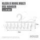 HOUZE KLEEN 8 HOOK MULTI USE HANGER LN-5832