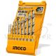 INGCO 9PCS HSS DRILL BIT SET SIZE 2,3,3.5,4,4.5,5,6,8,10MM AKD1095