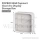 HOUZE POPBOX WALL POPMART ACYLIC DISPLAY (LENGTH: 30CM) MS-2622-WHITE