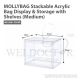 HOUZE MOLLYBAG STACKABLE ACRYLIC BAG DISPLAY (MEDIUM) MS-2681-CLEAR