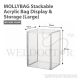 HOUZE MOLLYBAG STACKABLE ACRYLIC BAG DISPLAY (LARGE) MS-2682-CLEAR