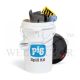 PIG SPILL RESPONSE BUCKET FOR OILS, COOLANTS, SOLVENTS AND WATER KIT213