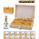 INGCO 12 PCS 6MM SHANK ROUTER BIT SET AKRT1201