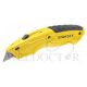 STANLEY RETRACTABLE BLADE UTILITY KNIFE WITH 3 BLADES STHT10430-0