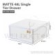 HOUZE MATTE 48L SINGLE TIER DRAWER (DIM: 45X47.5X22.5CM) MS-2265-CLEAR