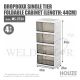 HOUZE DROPBOXX 4-TIER FOLDABLE CABINET (LENGTH: 44CM) MS-2734