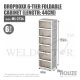 HOUZE DROPBOXX 6-TIER FOLDABLE CABINET (LENGTH: 44CM) MS-2736