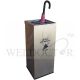 STAINLESS STEEL SQUARE 9 SLOTS UMBRELLA STAND 250 W X 250 D X 600 HT SS9US