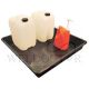 ROMOLD DRIP TRAY L800XW800XH120MM 64L BLACK TSSTT64