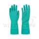 QUEBEE VIRTUE GREEN CHEMICAL RESISTANT NITRILE GLOVE [EN388]