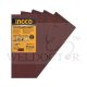 INGCO 5PCS SANDPAPER 3XP80, 2XP120 145X114MM FOR PS2408 AKFS140102