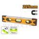 INGCO 3 VIALS MAGNETIC TORPEDO LEVEL 225MM HMSL01030