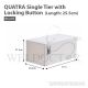 HOUZE QUATRA SINGLE TIER WITH LOCKING BUTTON (LENGTH: 25.5CM) MS-2272
