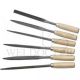 B&N™ 6 PCS 4" WOOD HANDLE FILE SET