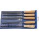 B&N™ 5 PCS 6" WOOD HANDLE FILE SET