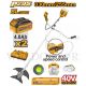 INGCO 40V(2X20V) STRING TRIMMER & BUSH CUTTER 2X4.0AH & CHARGER CSTLI202522