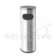 STAINLESS STEEL BIN C/W SIDE LOADING & FLAT TOP DIA245XH600MM FT1A