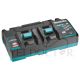 MAKITA 40V LI-ION 2 PORT FAST CHARGER 191N14-5 DC40RB