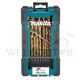 MAKITA HSS-TIN METAL DRILLBIT ECONOMY 19PCS SET D-72229