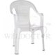 TOYOGO PLASTIC ARM CHAIR 479-WHT L57XW41XH86CM
