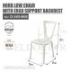 HOUZE NORD LOW CHAIR WITH ERGO SUPPORT BACKREST CS-3402-BEIGE