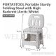 HOUZE PORTASTOOL FOLDING STOOL /W HIGHBACKREST CS-3211